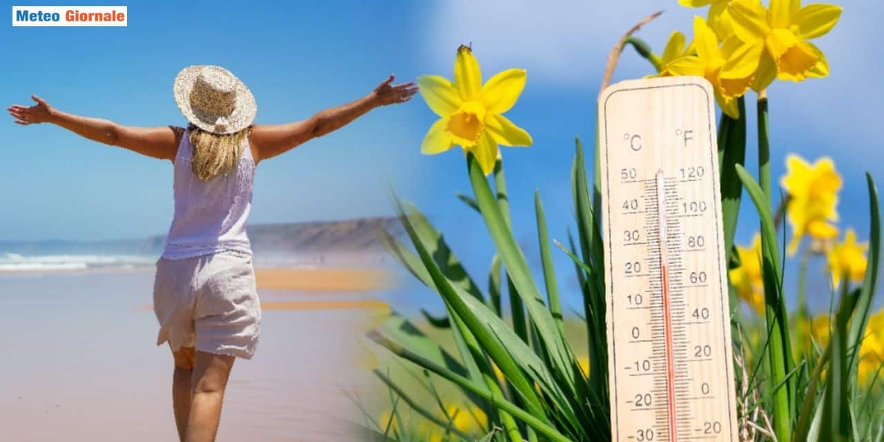 Sole e caldo, ma da inizio marzo torna la pioggia