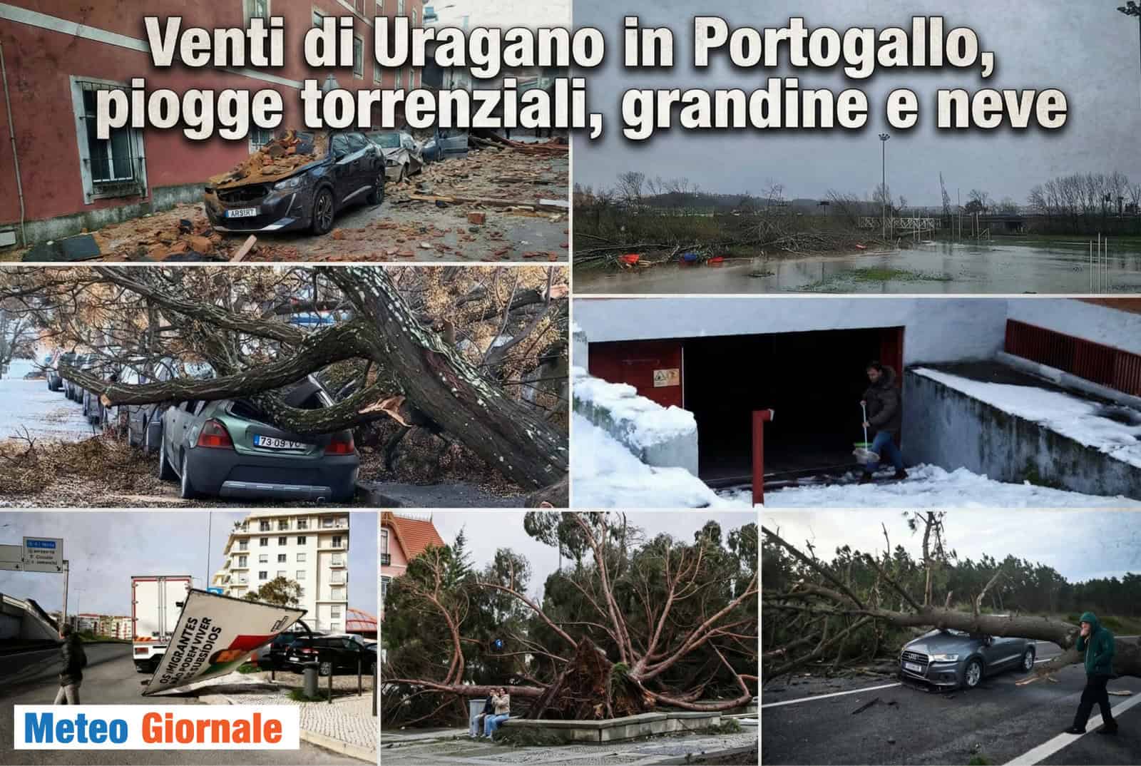 Tempesta Kristin, l’Atlantico travolge il Portogallo: 7 vittime
