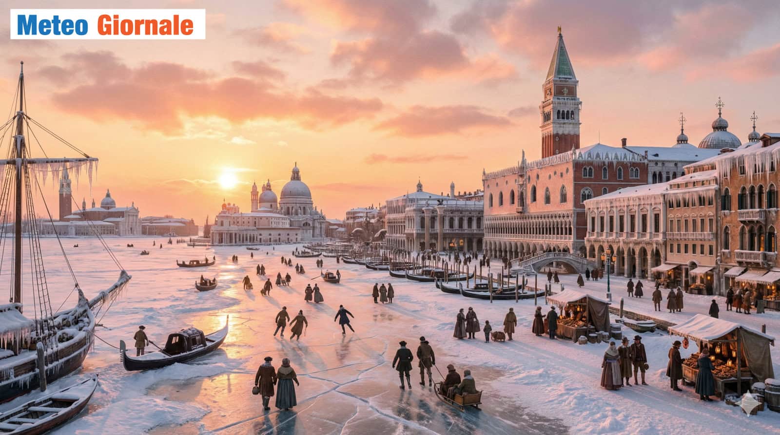 Venezia: quando la Laguna si trasformava in una lastra di ghiaccio