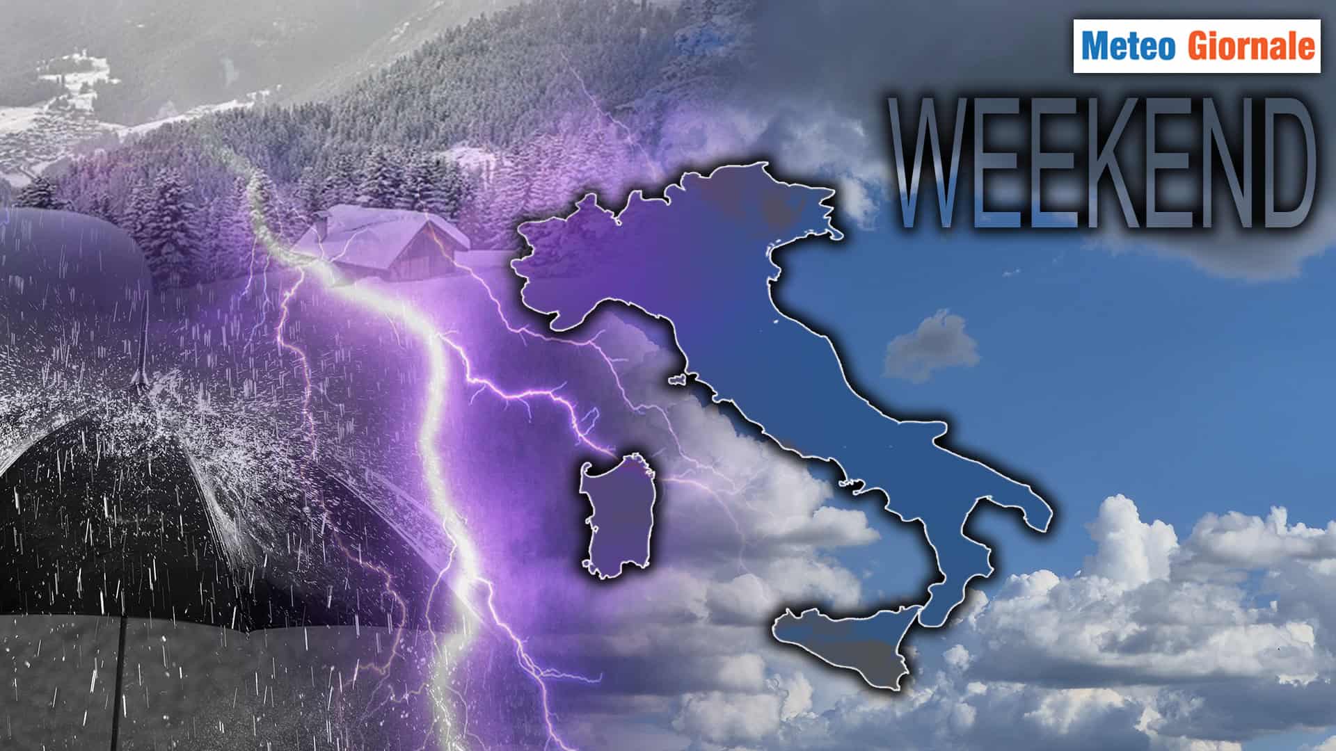 Meteo: l’anticiclone crolla e nel weekend tornano piogge e neve