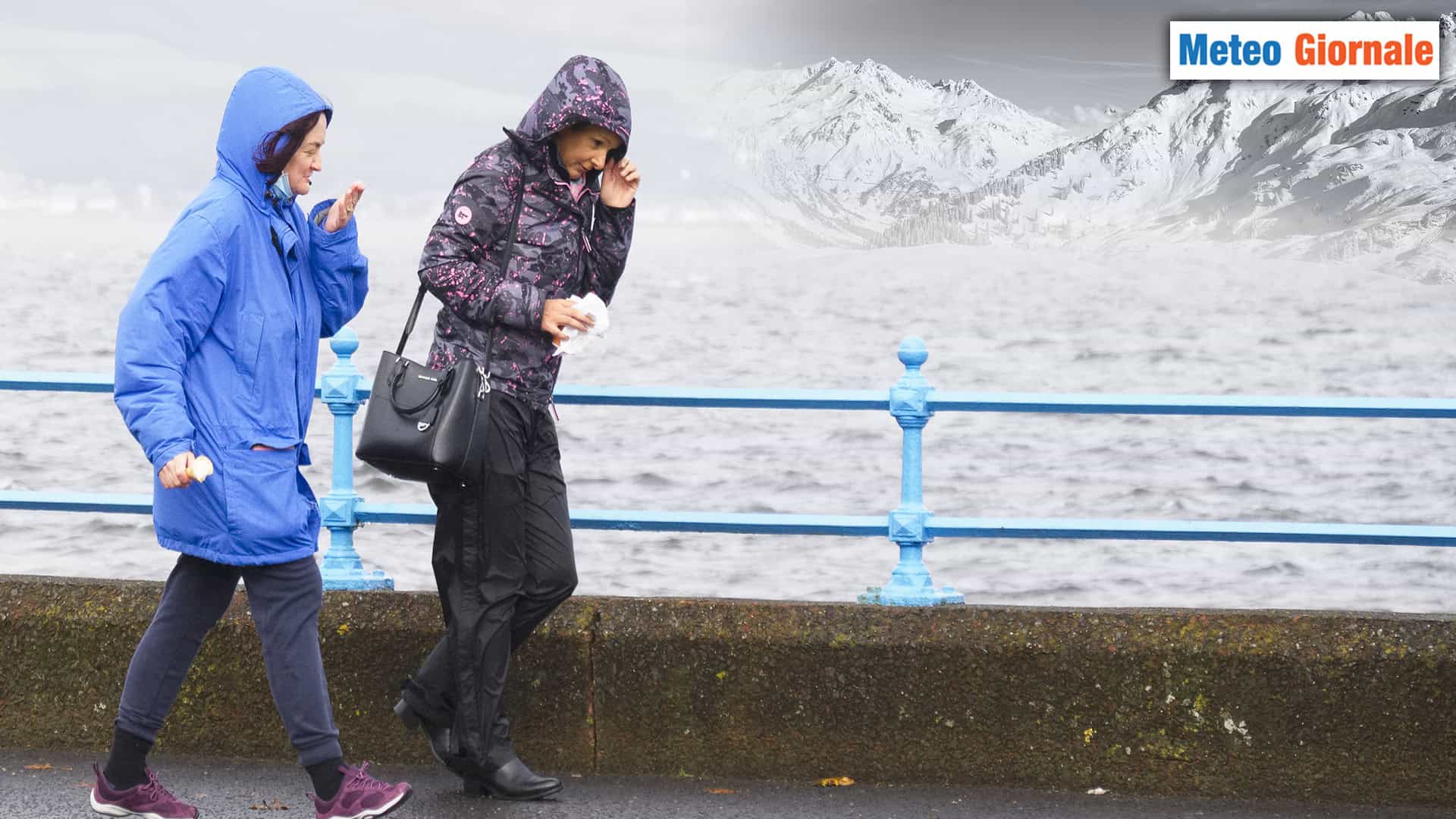 Prossimi giorni tra piogge, vento e nevicate in montagna