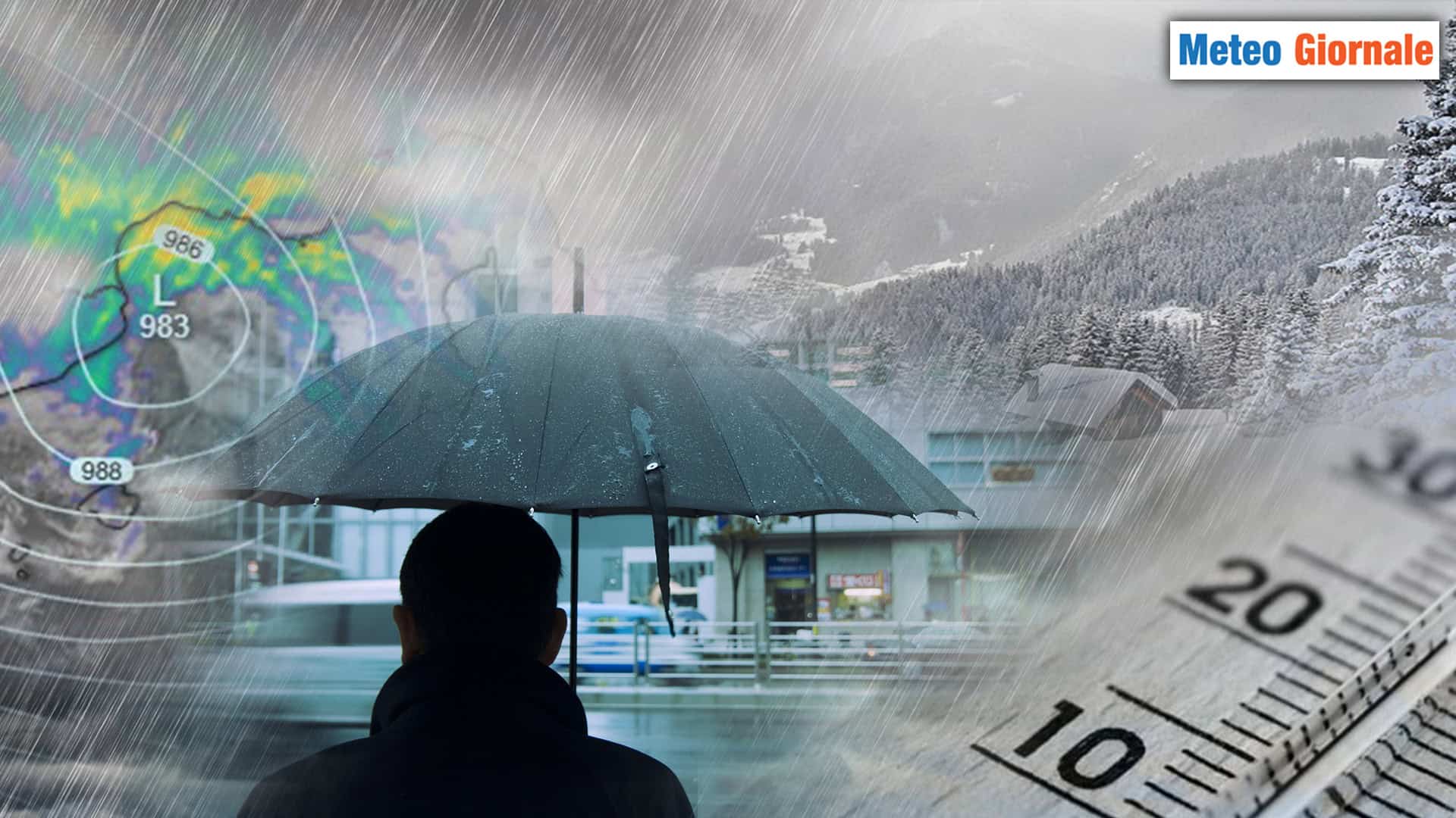 Freddo improvviso sull’Italia: temperature giù anche di 8 gradi