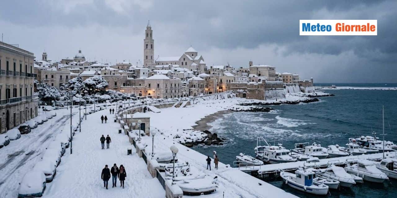 Freddo e nevicate su pianura e costa: un evento meteo eccezionale a metà Marzo