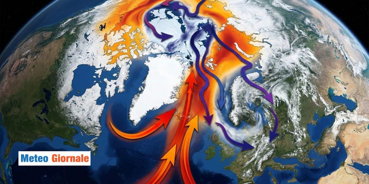 Vortice Polare INSTABILE: rischio fasi meteo di blocco, Italia coinvolta dal maltempo