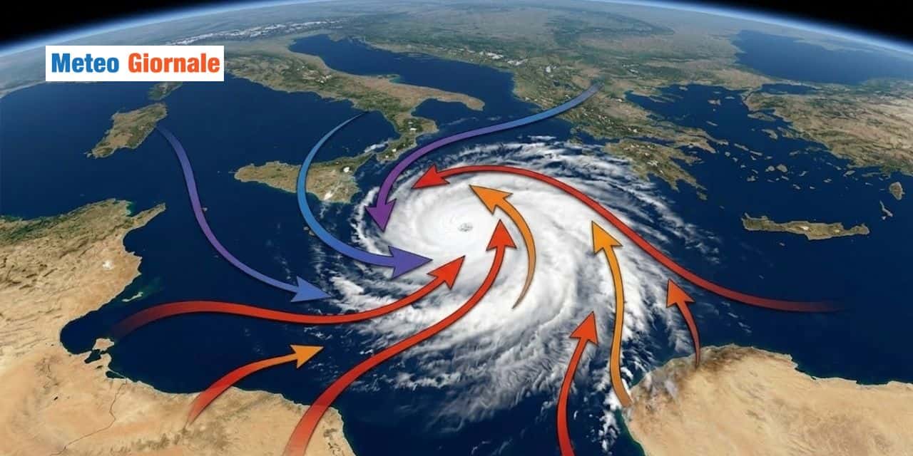 CICLONE mediterraneo nel cuore di Marzo: evento meteo eccezionale?