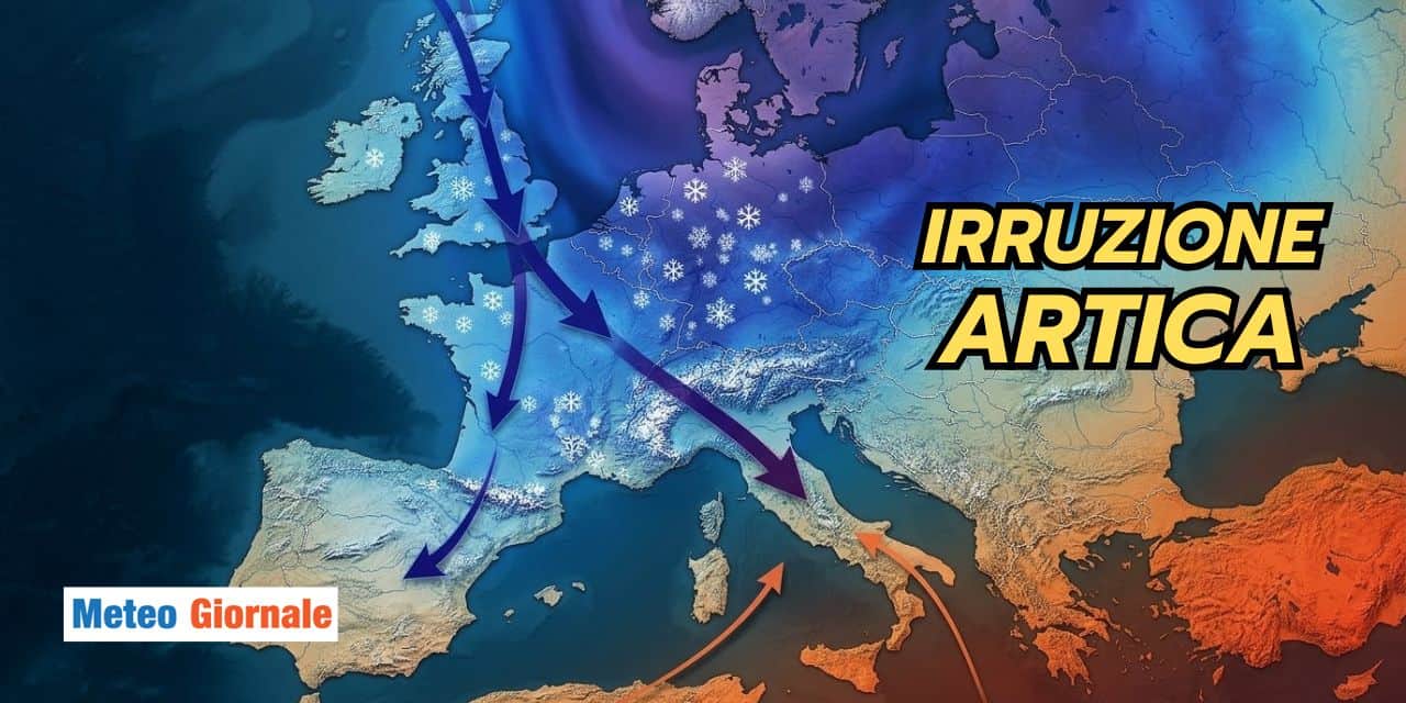 L’Europa piomba del FREDDO, Italia sotto tiro: condizioni meteo di stampo invernale