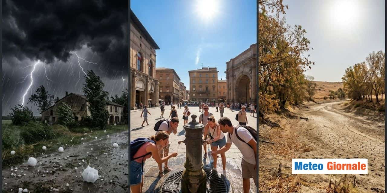 Meteo prossimi mesi: tra temporali violenti, caldo estremo e rischio siccità