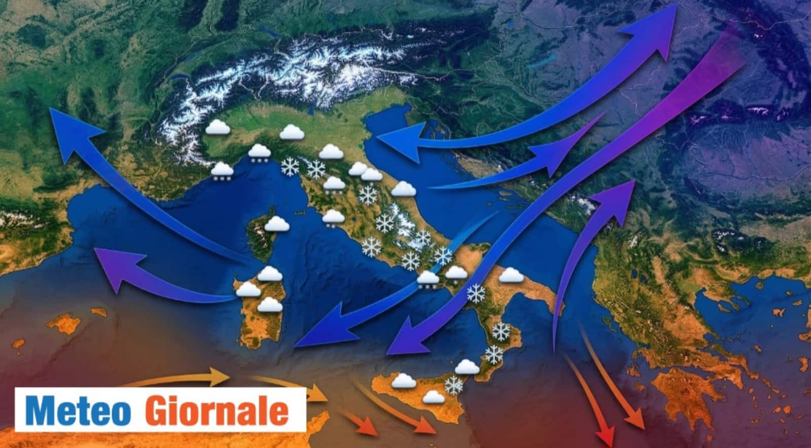 Meteo, colpo di coda POLARE: la ‘Dama Bianca’ torna a quote incredibili