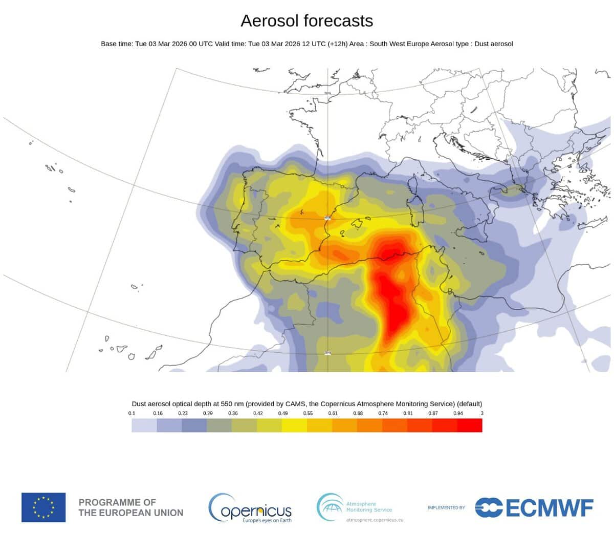 Fenomeno cielo giallo Italia sabbia
