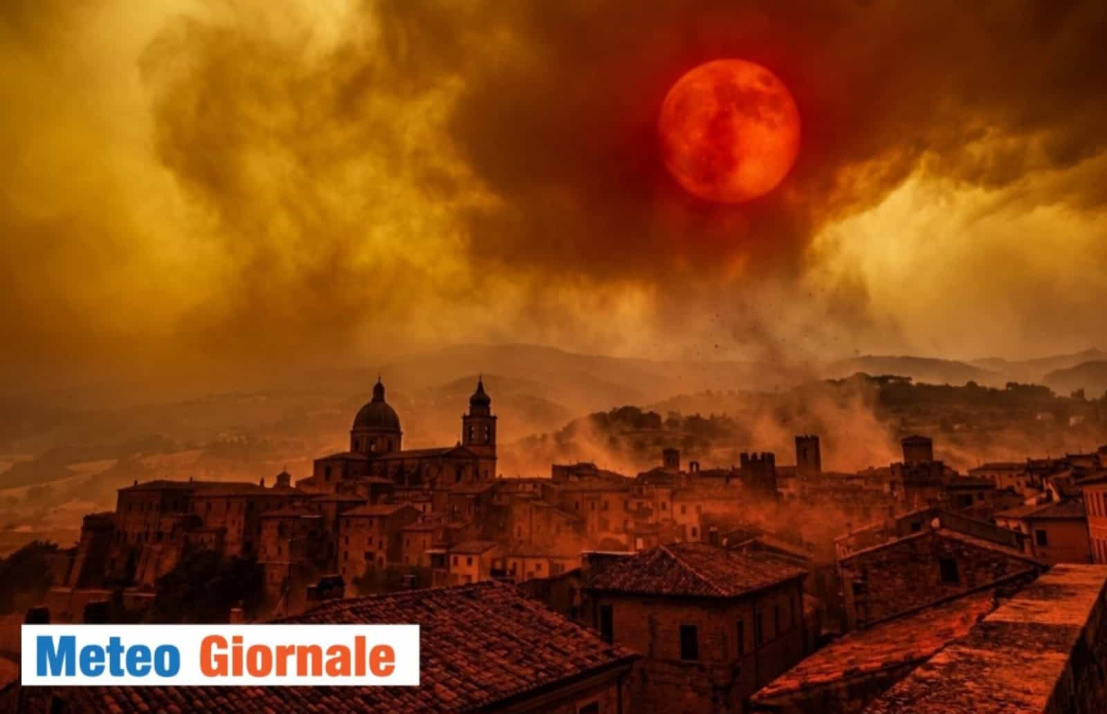 Un fenomeno da far PAURA: il cielo cambia colore in Italia