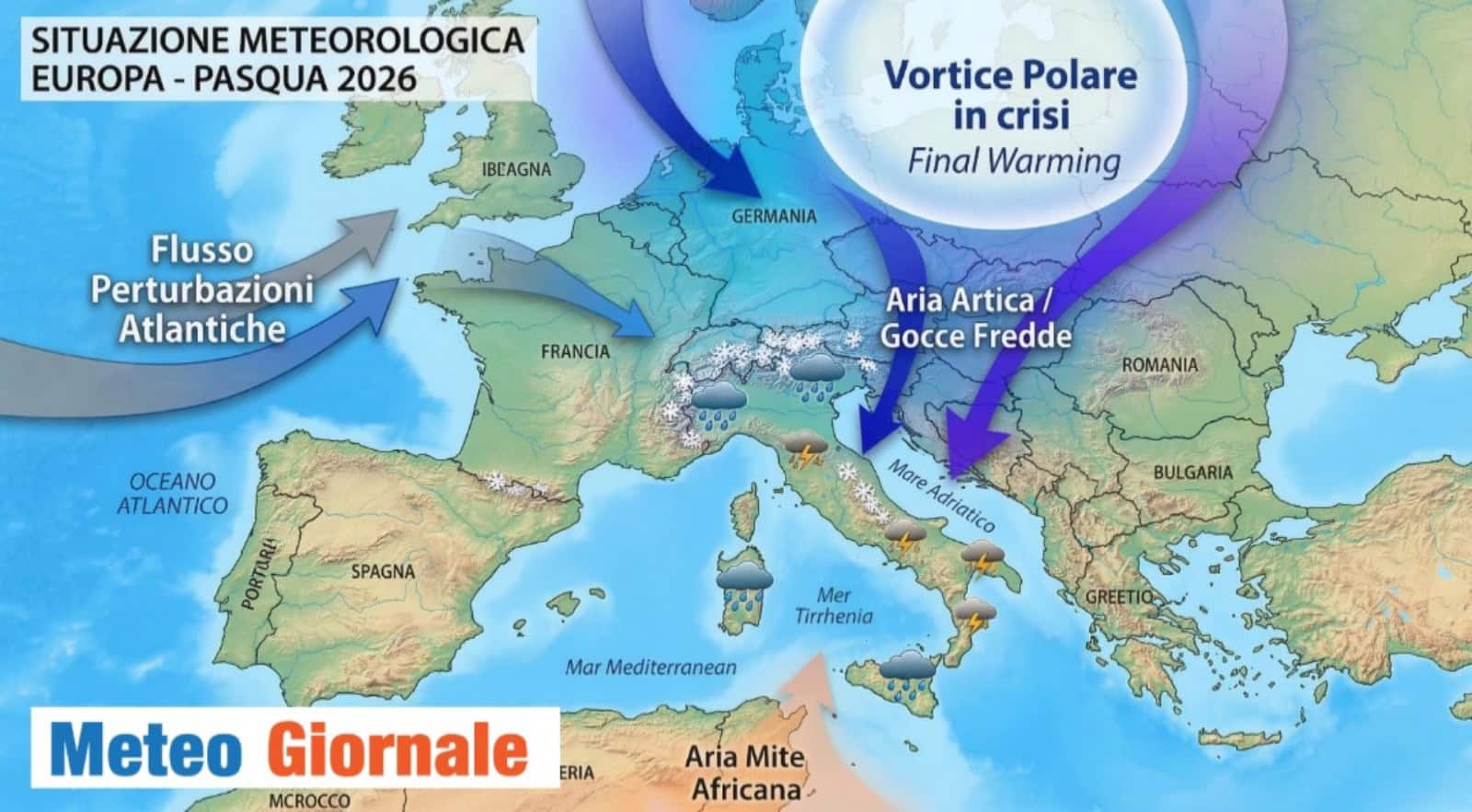 Non mettete via i cappotti: Marzo e Aprile saranno mesi da brivido