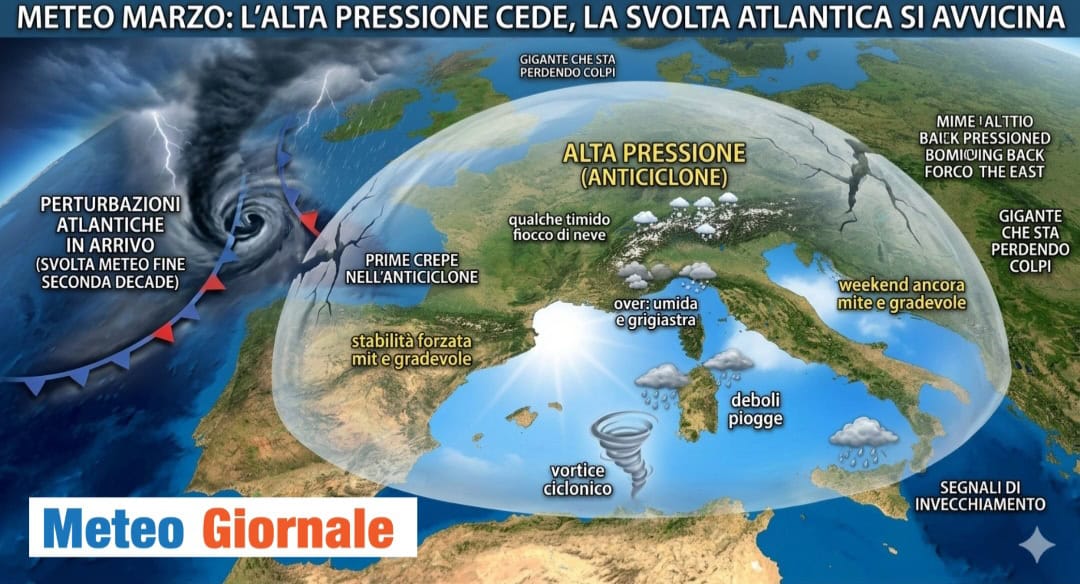 Meteo Marzo: il gigante vacilla. Ecco la DATA della svolta
