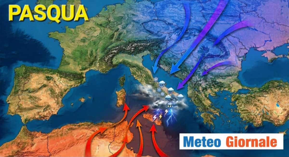 Meteo PASQUA: clamoroso GELO in arrivo? Neve a quote bassissime