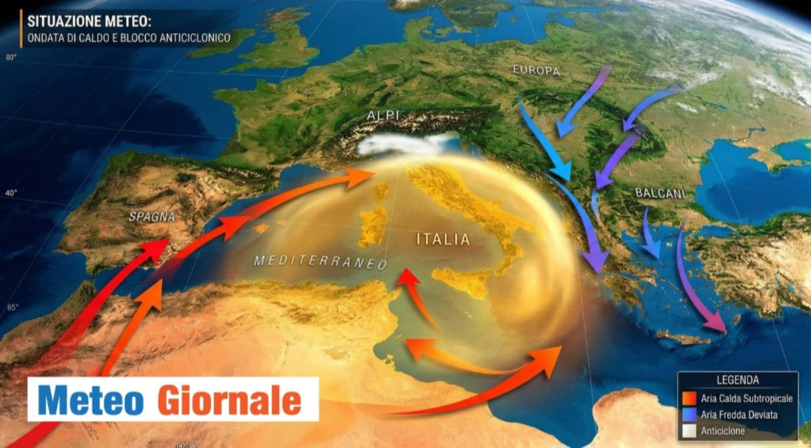 MOSTRUOSO Anticiclone, il meteo di Marzo è bloccato