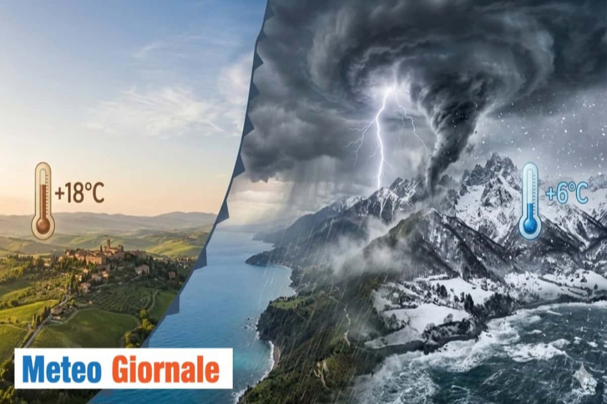 Svolta meteo dal 15 Marzo: Pioggia e Neve, ecco DOVE colpirà