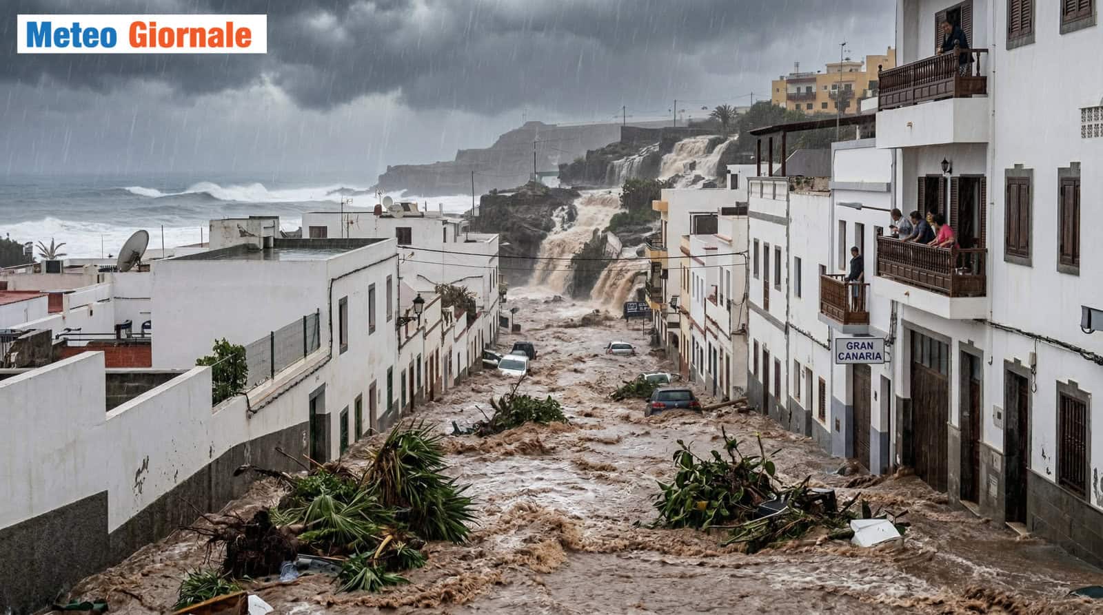 Isole Canarie: emergenza meteo a Gran Canaria