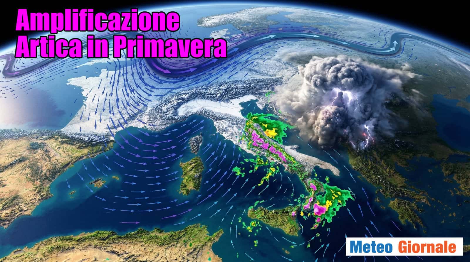Amplificazione artica: cos’è, perché il ghiaccio che si scioglie al Polo Nord minaccia il Mediterraneo