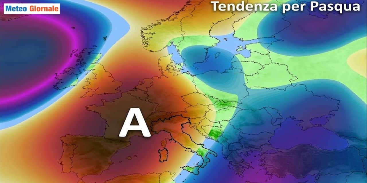 Decisa rimonta dell'anticiclone e ritorno del bel tempo