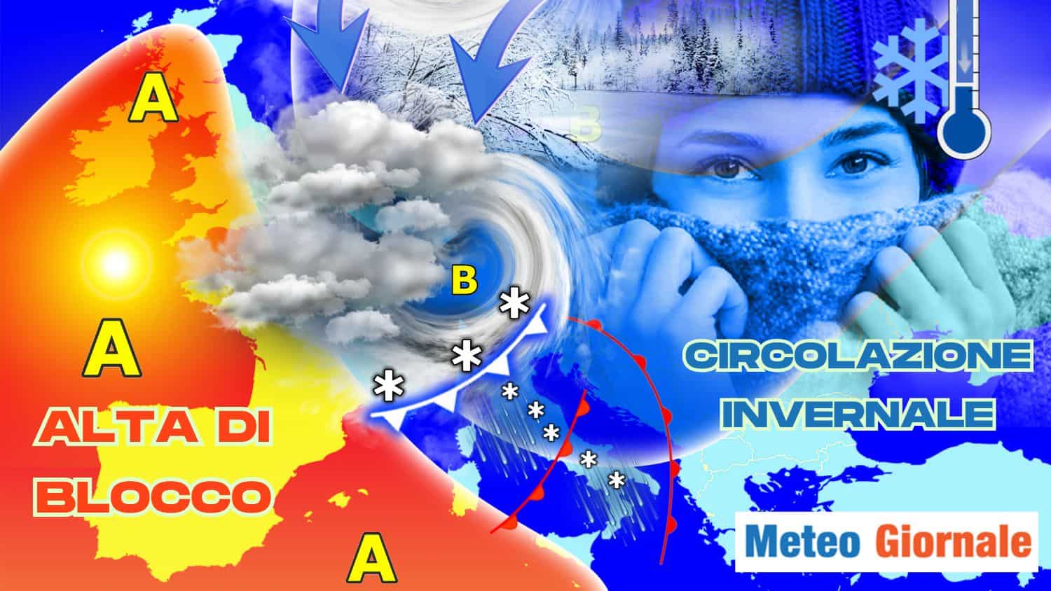 Rischio sempre più concreto di freddo e neve la prossima settimana. Ecco dove di più con mappa