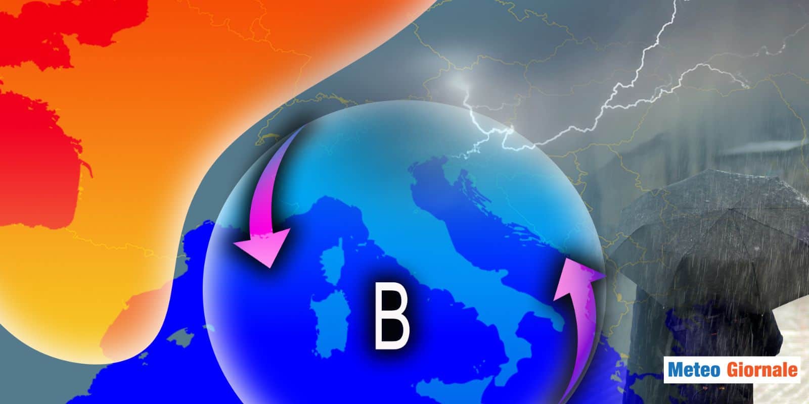 Ancora aria ARTICA, ma stavolta con MALTEMPO severo
