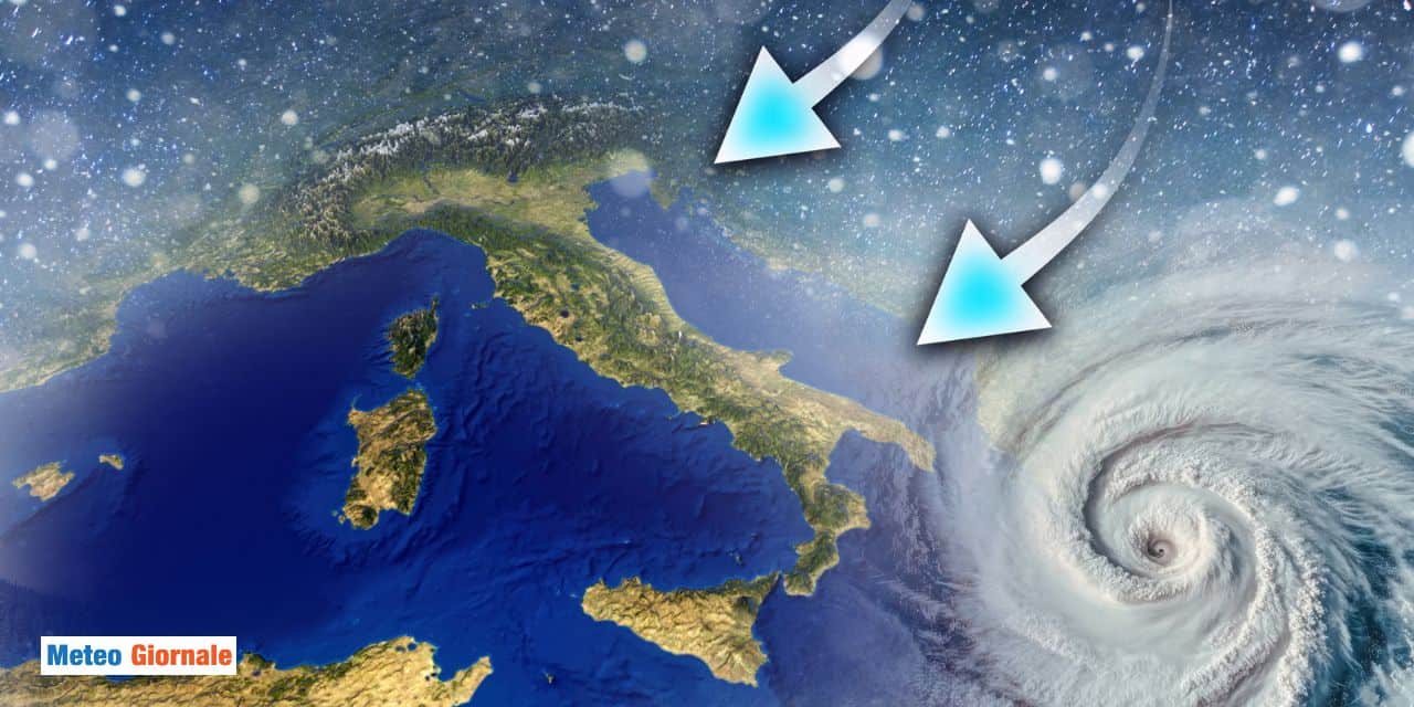 Ciclone invernale da Martedì 31, pessime notizie per queste regioni