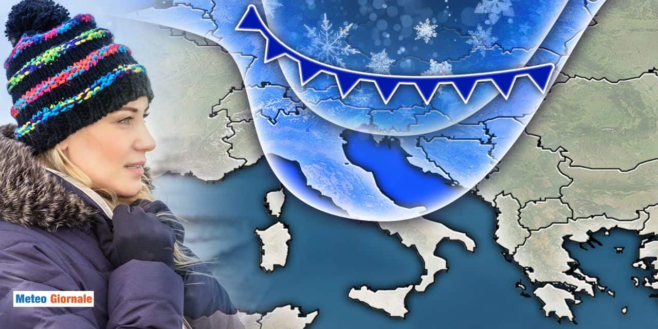 Ciclone freddo per tre giorni, ecco dove si torna in pieno Inverno
