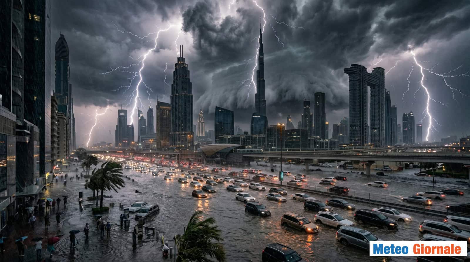 Dubai tempesta estrema. Come mai così tanta pioggia e fulmini