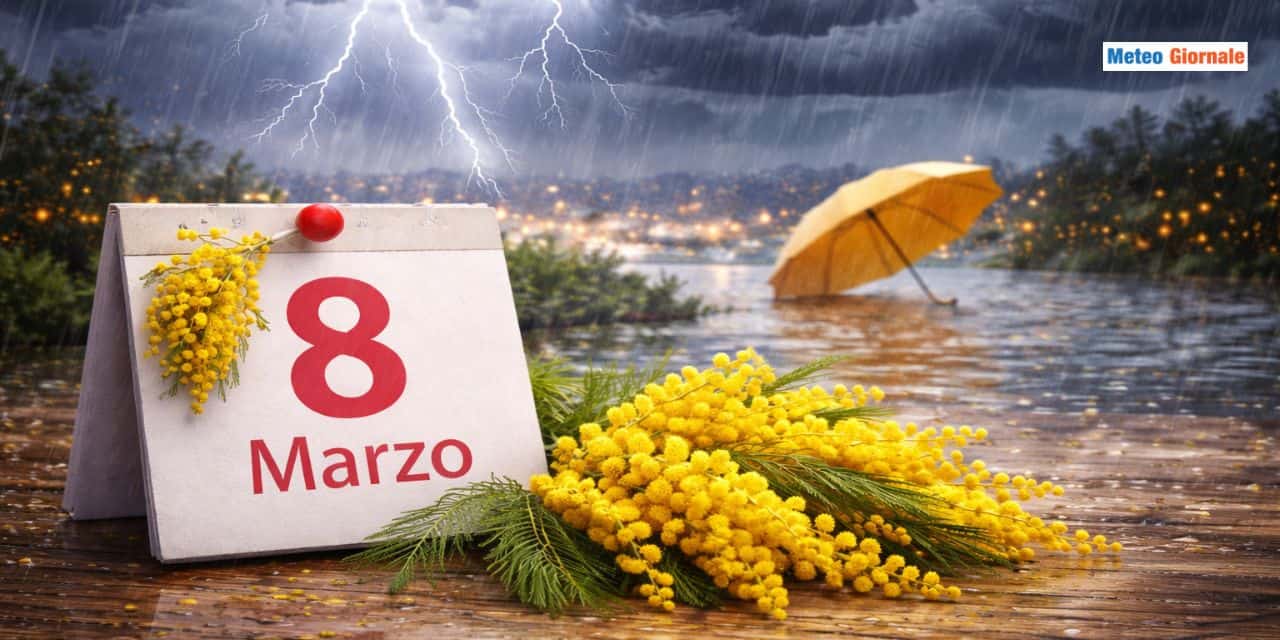 Festa della donna bagnata, ombrelli aperti su queste regioni