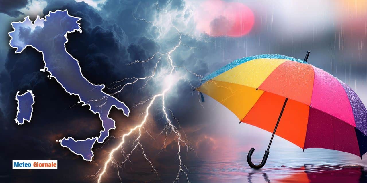 Maltempo su almeno sei regioni Lunedì 23 Marzo