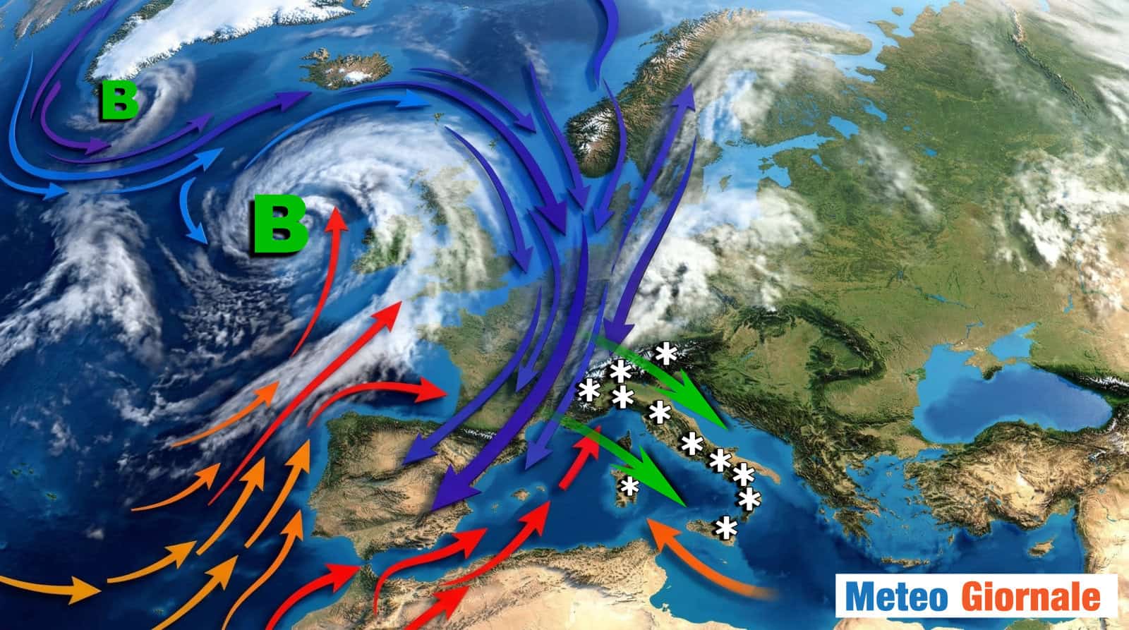 Tradimento di Marzo: torna il meteo freddo che spazza via la Primavera. Nevicate