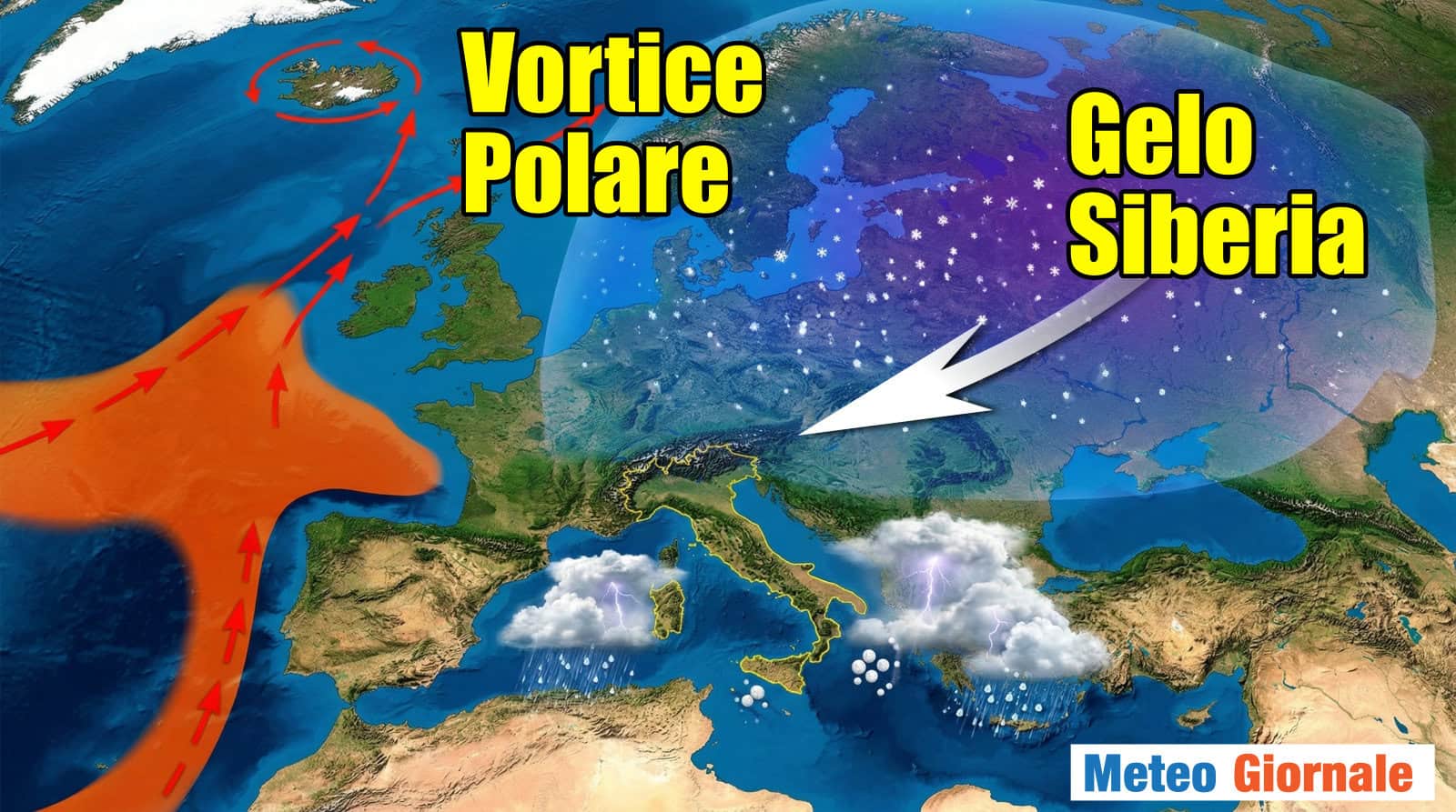Marzo più freddo di Febbraio quasi subito. Causa Riscaldamento globale