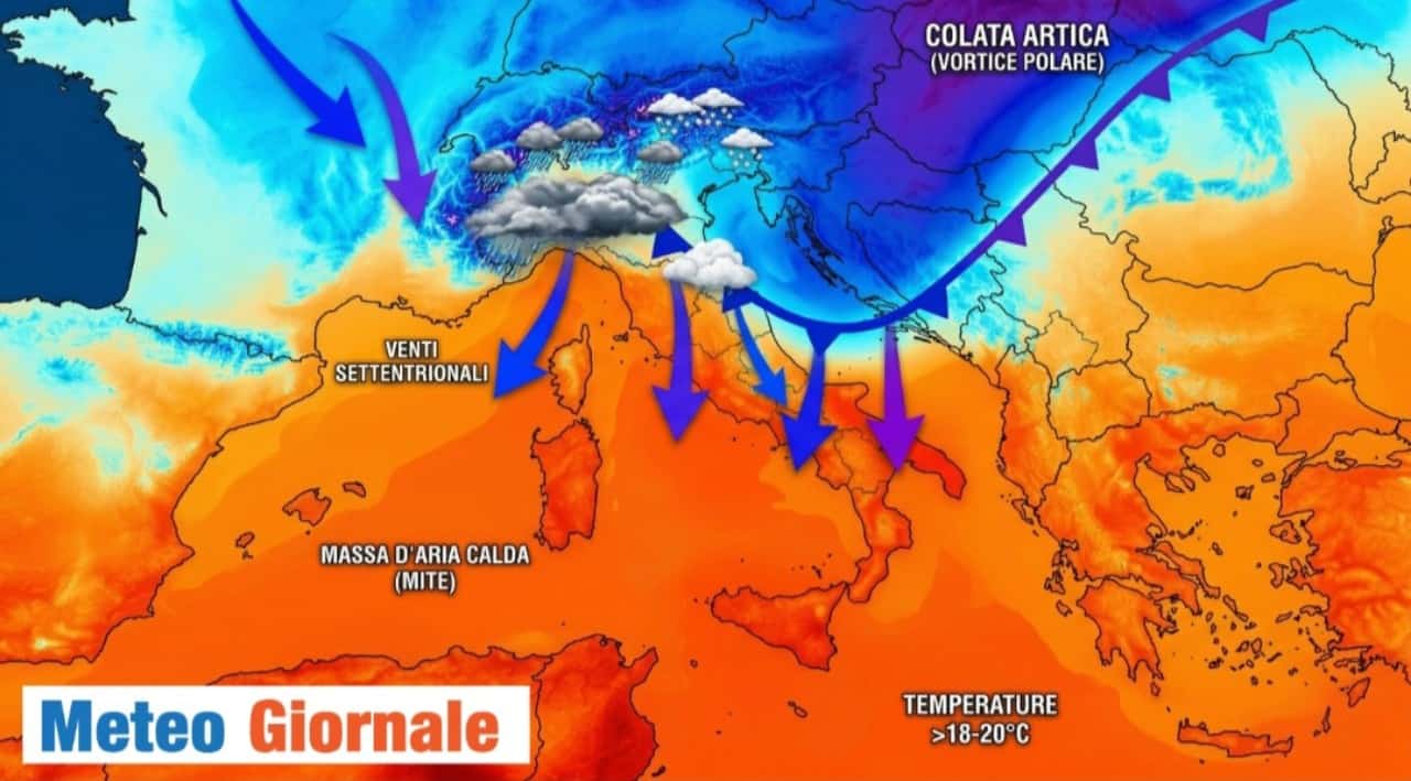 Meteo, arriva il colpo di coda: NEVE a 400 metri. Le ZONE a rischio