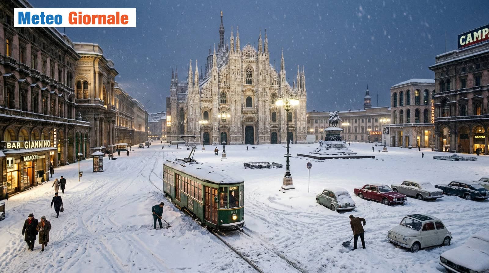 La Neve di Marzo a Milano