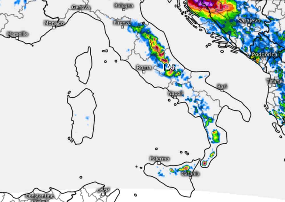 neve al sud