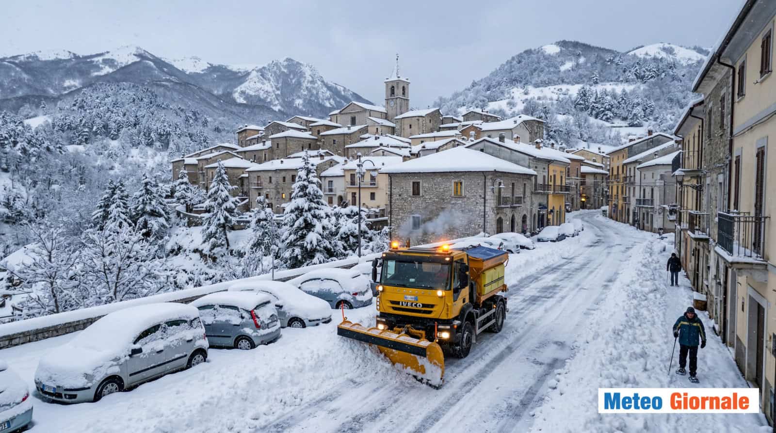 Ondata di freddo di fine Marzo: l’inverno è tornato con neve, grandine e vento