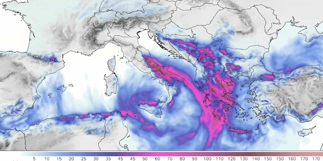 Grandi precipitazioni sul medio adriatico, con tanta neve in Appennino