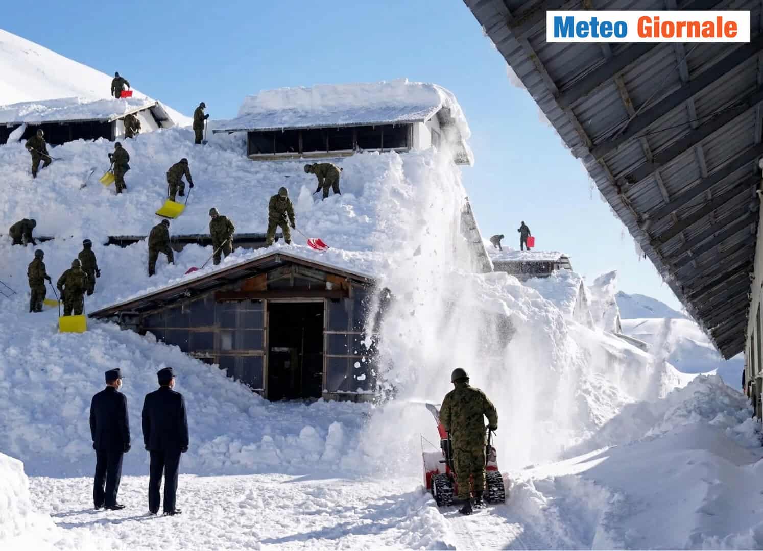 Trappola mortale per le eccessive nevicate in Giappone