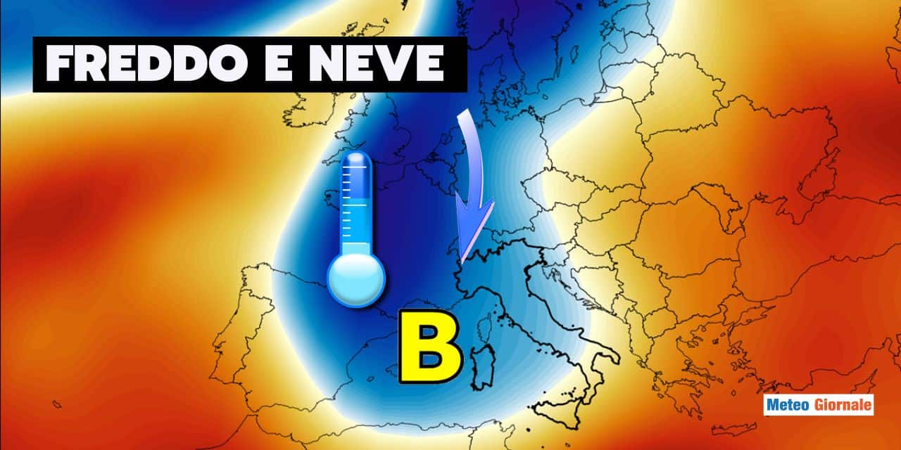 Ondata di freddo e neve la prossima settimana, super aggiornamento di ECMWF