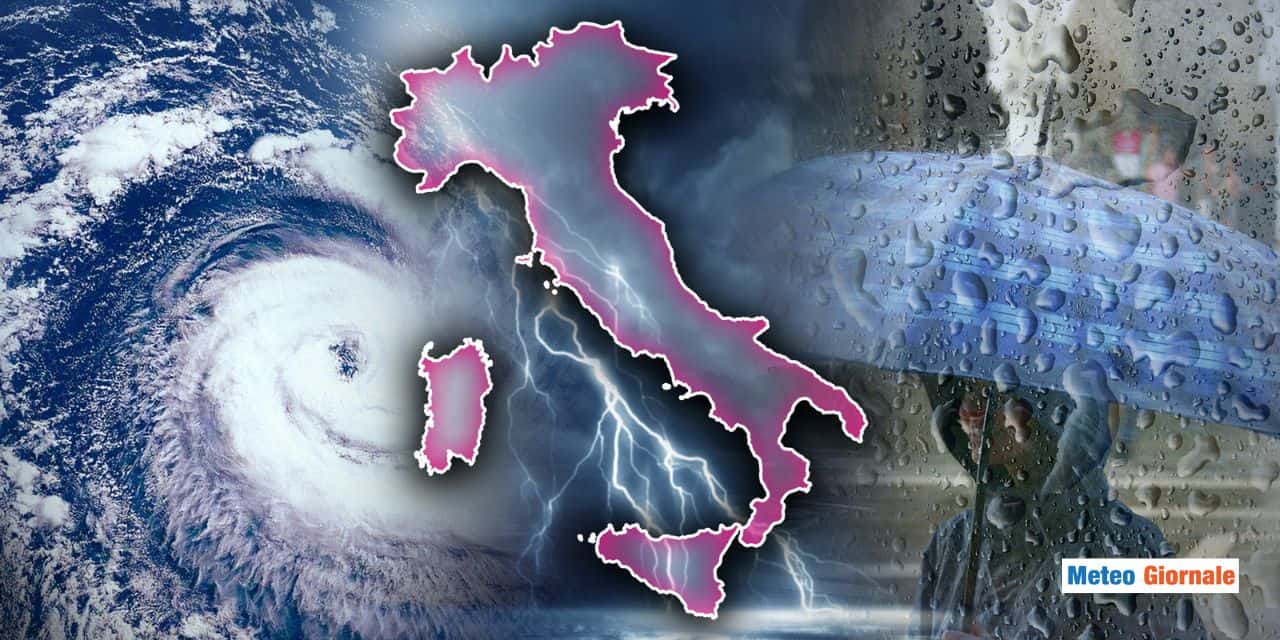 Maltempo, Sabato 7 servirà l’ombrello su due regioni, rischio nubifragi dietro l’angolo