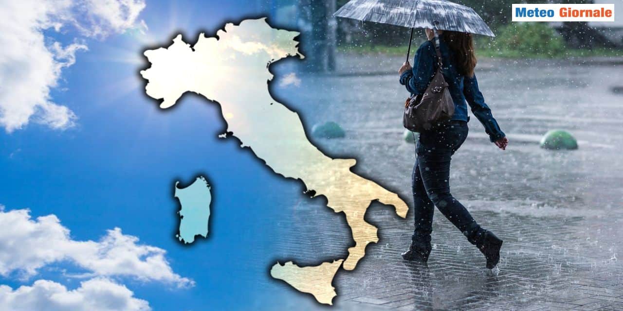 Sole e acquazzoni, si entra in primavera