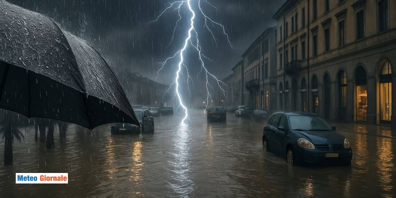 Meteo Lazio e Roma, intensi temporali tra poche ore sulla Capitale