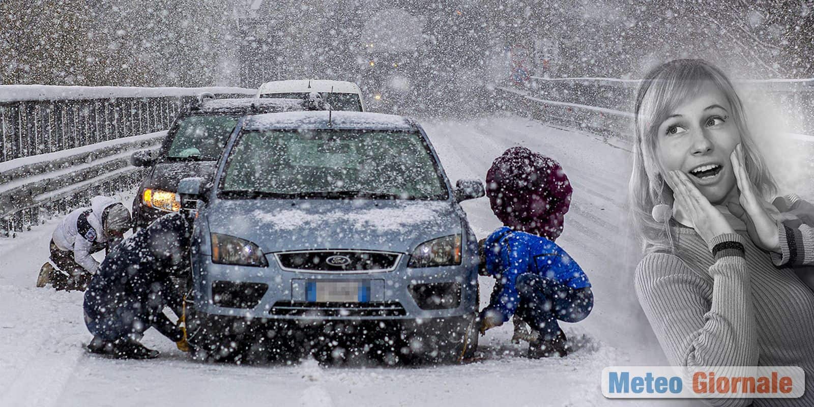 Meteo gelo artico irrompe sull’Italia tra temporali vento forte e neve a bassa quota