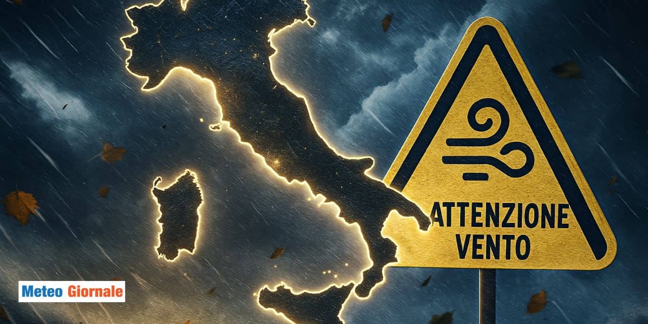 Ciclone Deborah, venti di tempesta attesi su più di mezza Italia