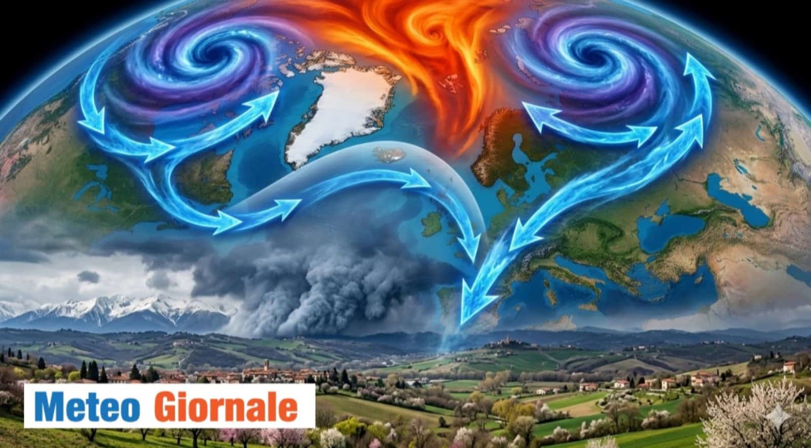 Vortice polare KO: la mazzata meteo di Marzo è servita