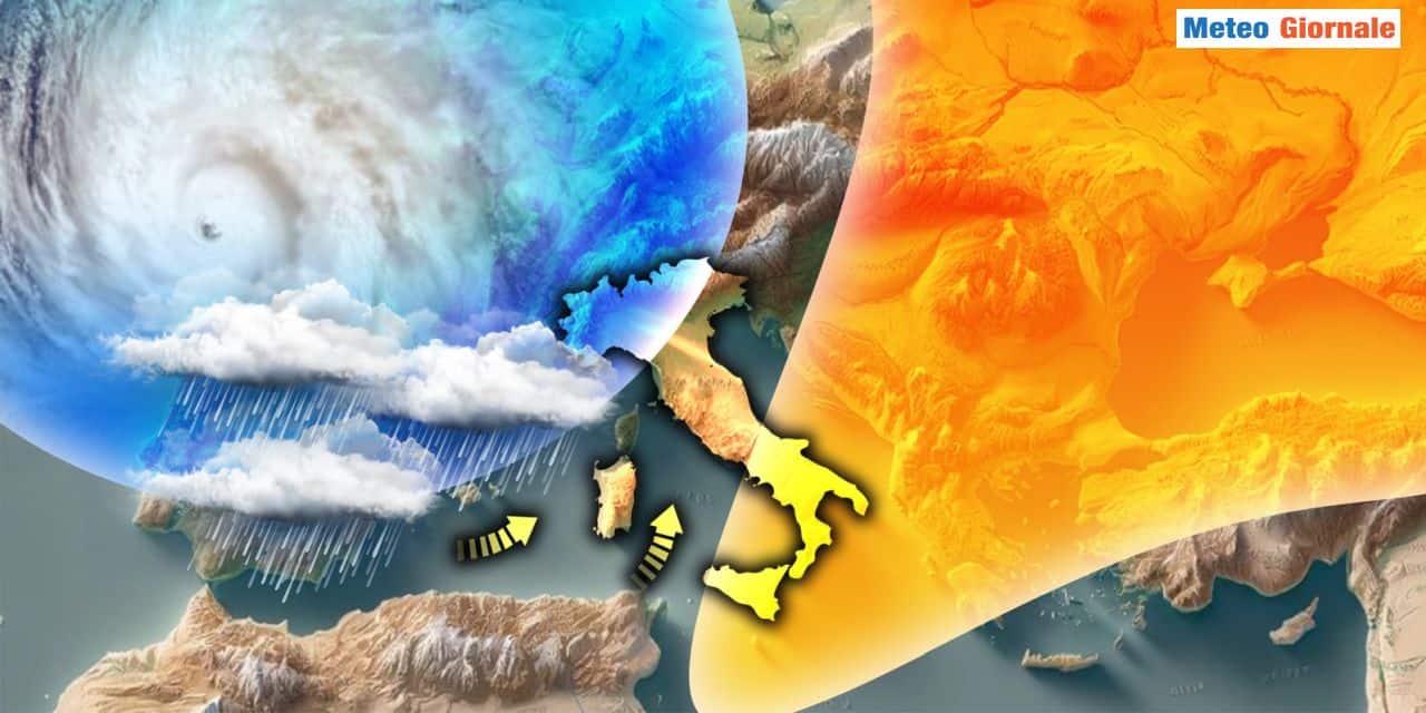Nel weekend peggioramento più deciso