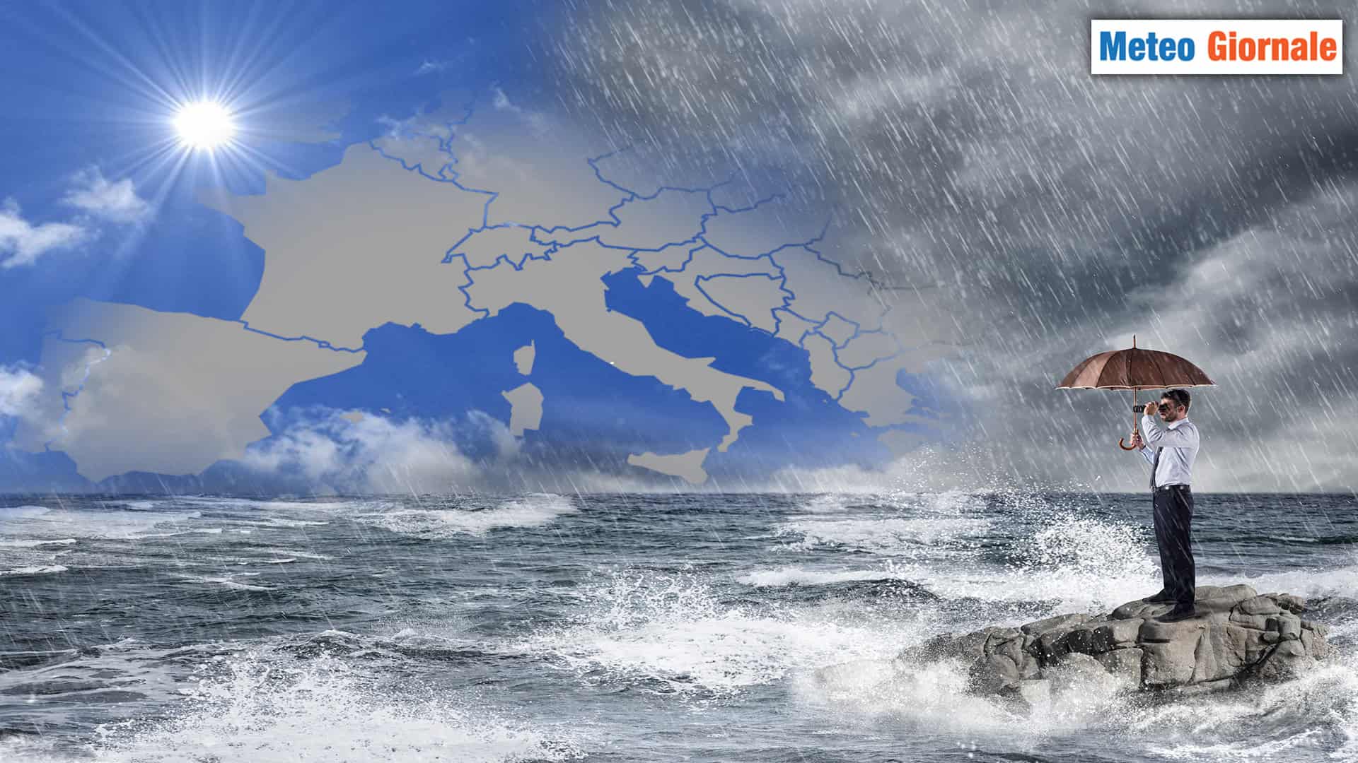 Meteo: ancora maltempo fino a Giovedì, con piogge e temporali
