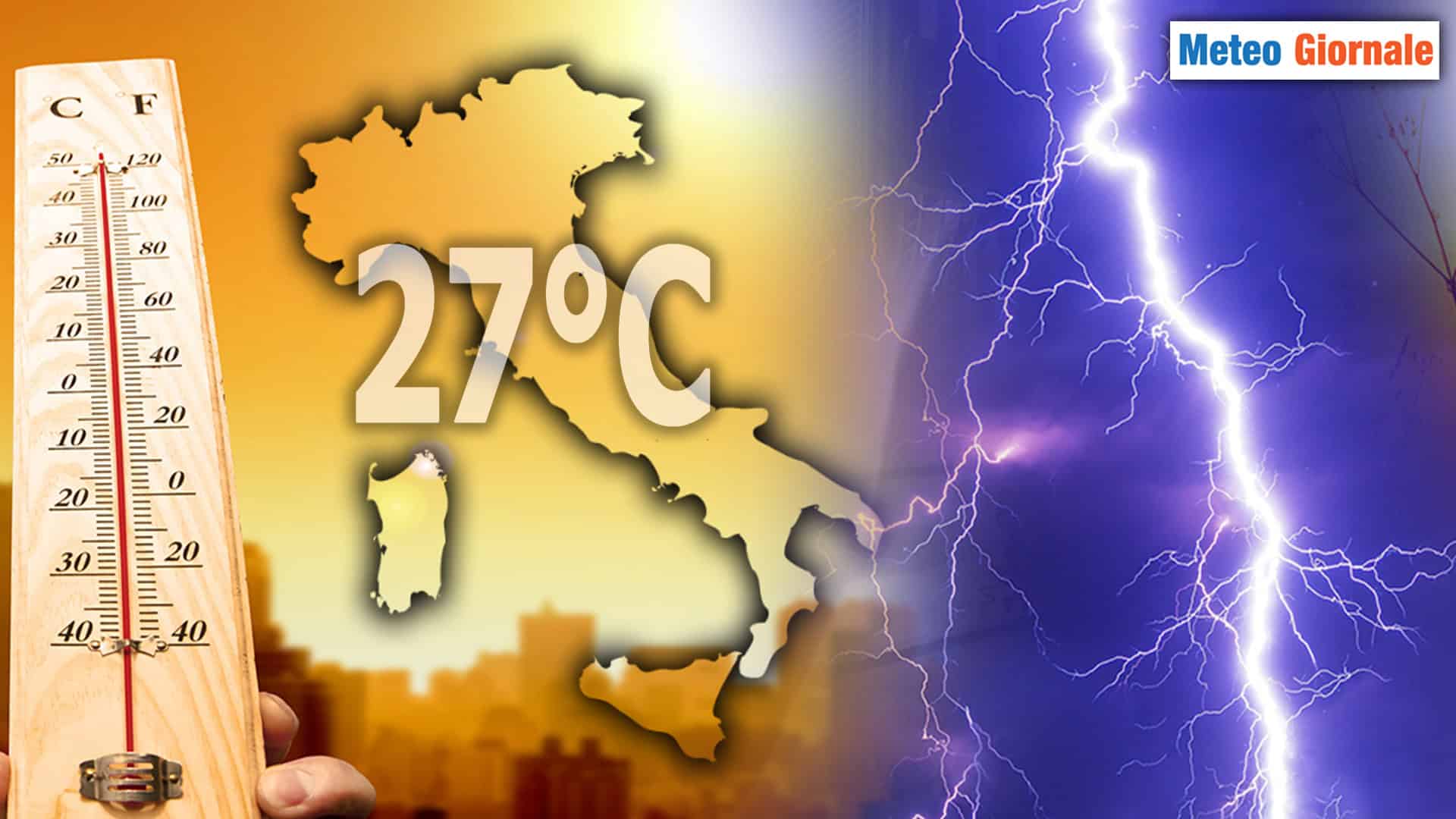 Meteo: Temperature, arriva il picco del caldo, punte fino a 27°C