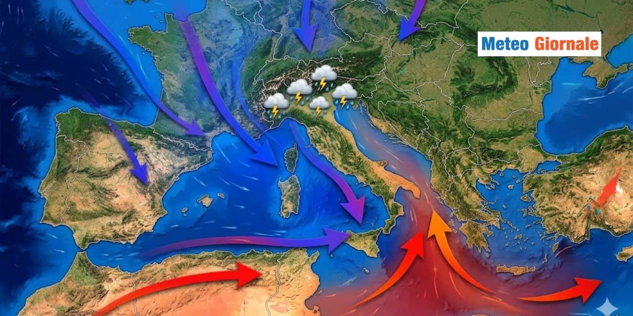 Aprile diviso in tre fasi meteo distinte: cosa emerge dall’analisi dei modelli