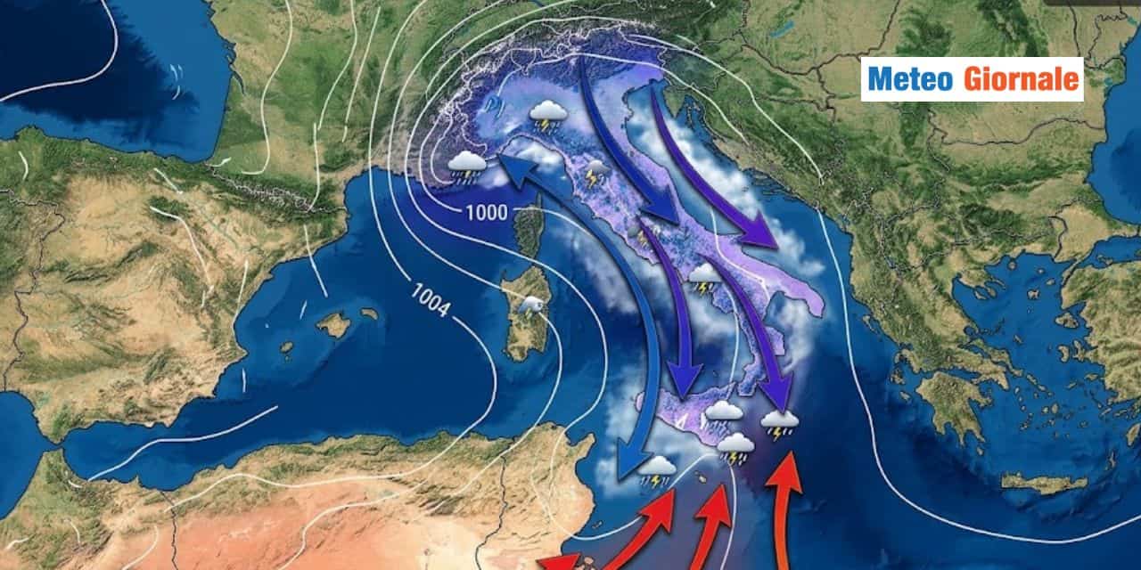 Meteo: ritornano le piogge da Domenica 12, Nord Italia coinvolto, la loro durata