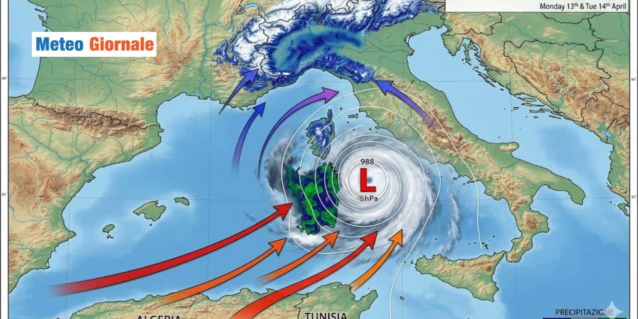 Meteo: due Regioni faranno IL PIENO di pioggia da Lunedì 13